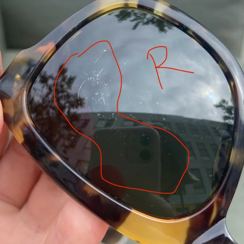 🍒Linda Farrow x Dries Van Noten Collab x Gallery Tortoise Shell Sunglasses Case